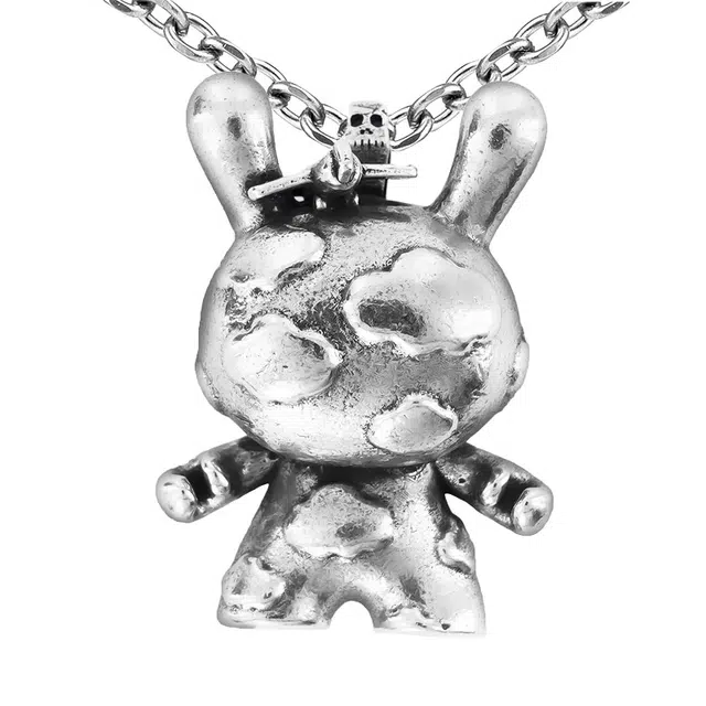 【免费刻字】 白木黑冰 晴天娃娃 新中式原创设计高级感 银合金 项链 女款 礼盒