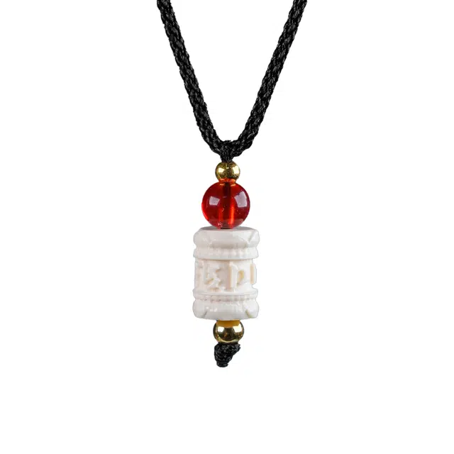 灵晔 新中式国潮高端复古大气优雅百搭淡雅高级感成功上岸八方来财财源广进诸事顺遂平安顺遂#好运处理 猛犸 项链 男女同款情侣款