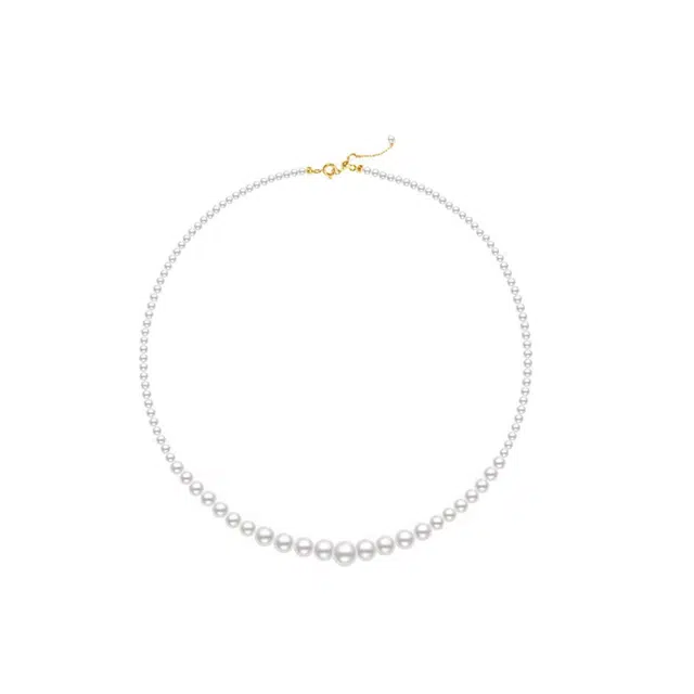 韵系 气质小众百搭轻奢施家珍珠 铜镀金 项链 女款