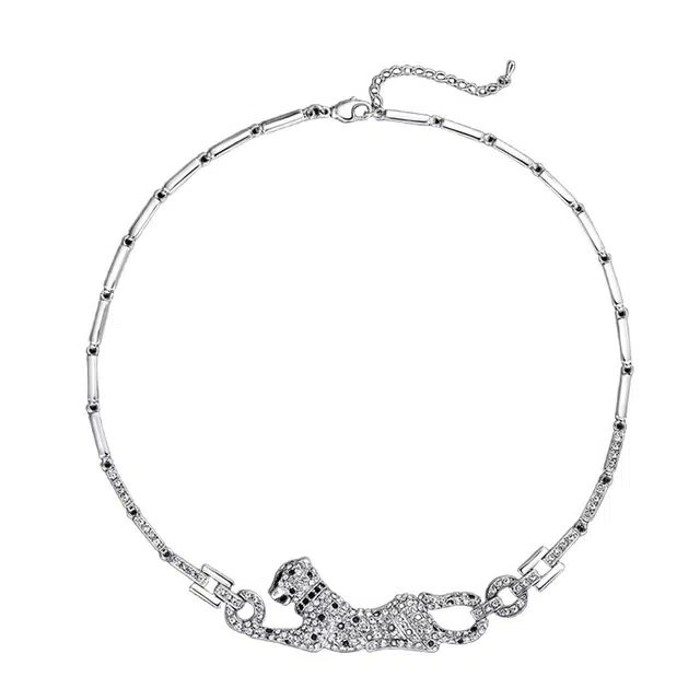 骊碧 猎豹高档浪漫有意义 仪式感 合金 项链 女款