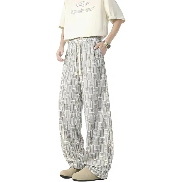 黑马漫画 薄款速干裤凉感直筒运动裤子宽松垂感青少年休闲裤 男女同款