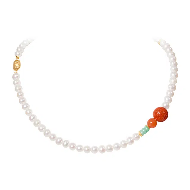 七小匠 新中式 简约时尚 复古轻奢 小众设计 高级感 珍珠 项链 女款