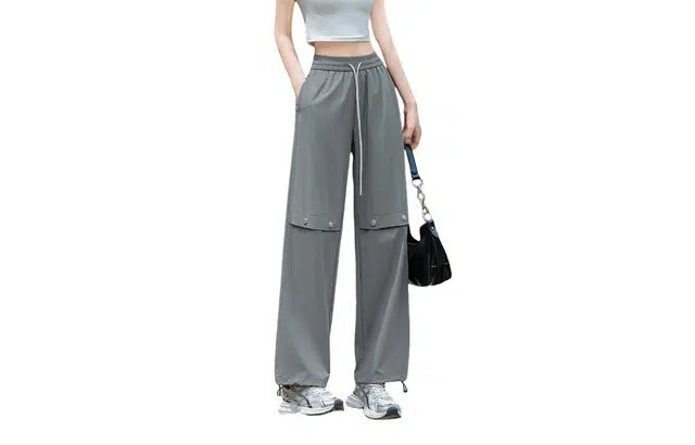 木林森 山系户外防晒透气速干宽松百搭休闲裤 男女同款