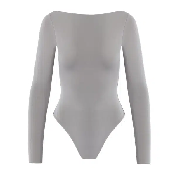 NAKED WARDROBE Boatneck Bodysuit