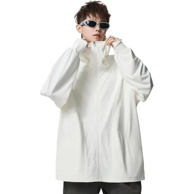 佐菲利 薄款速干连帽外套男户外休闲防晒服 男女同款