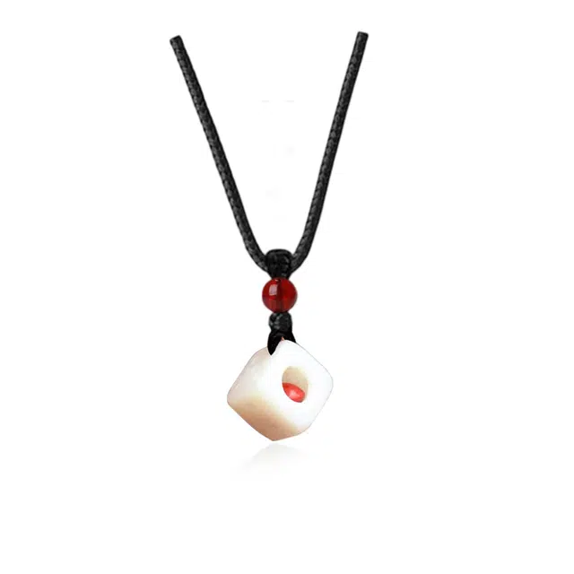 希遇 几何  新中式国朝轻奢 高级时尚简约风日常通勤百搭小众设计 菩提根 项链 男女同款情侣款