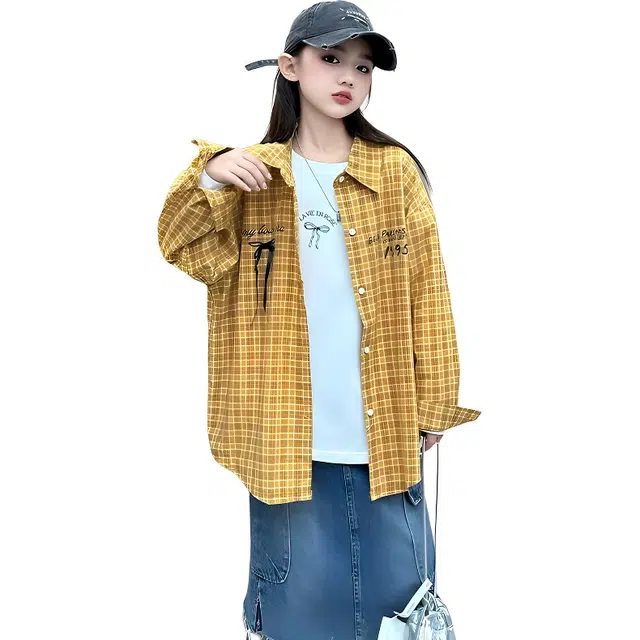 泰迪珍藏衬衫 舒适简约翻领长袖 儿童款