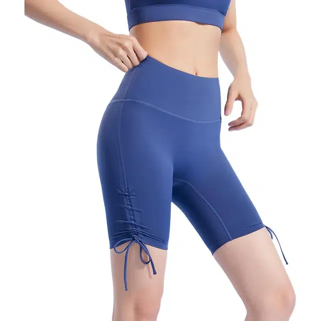 怪力萝莉  高腰修身透气五分  瑜伽短裤  女款