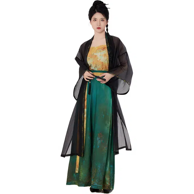 织造司 原创时尚宽松印花汉服 女款