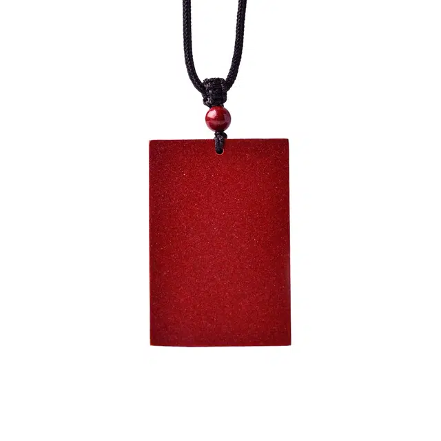 【平安无事】 灵菲 高含量紫金砂经典 新中式复古简约毛衣链 礼盒招财#好运 再造辰砂朱砂 项链 男女同款情侣款