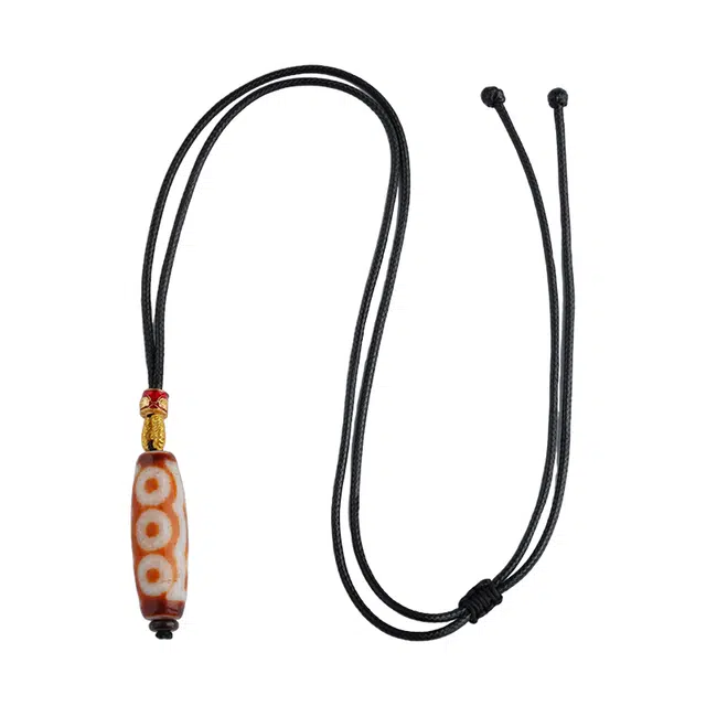 布达拉宫 红肉七眼天珠民族风藏式西藏挂绳#好运 玛瑙 项链 男女同款情侣款