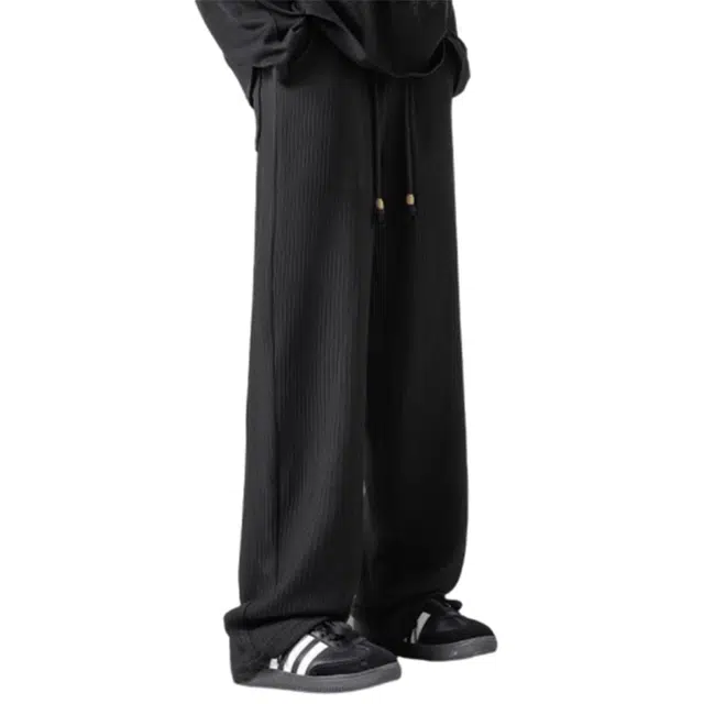 隐狼世家 潮牌时尚舒适设计感百搭气质休闲裤 男款