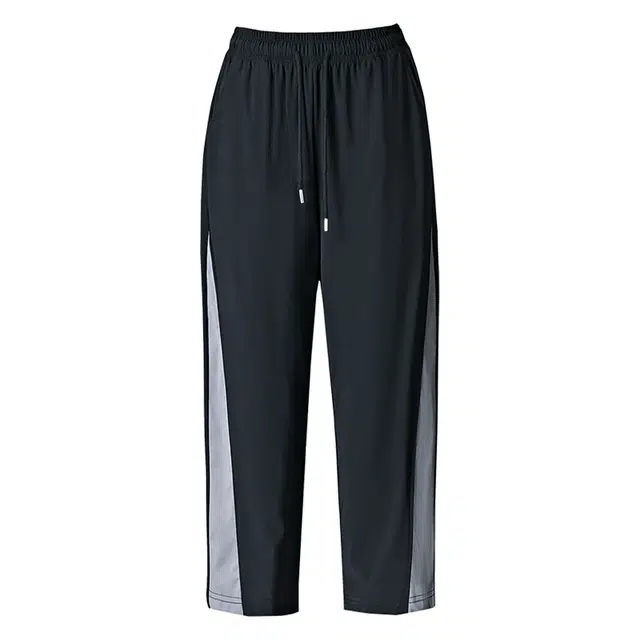 左岸 夏季薄款简约拼色时尚百搭日常通勤户外活动修身显瘦显高轻盈透气吸汗排湿舒适柔软亲肤七分休闲短裤 女款