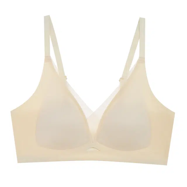 戴维诗 小胸平胸提拉聚拢三角杯内衣调整型收副乳防走光抹胸性感文胸 女款