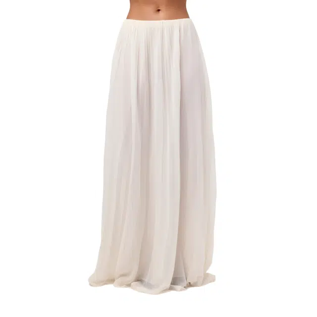 NAKED WARDROBE Maxi Skirt Chiffon