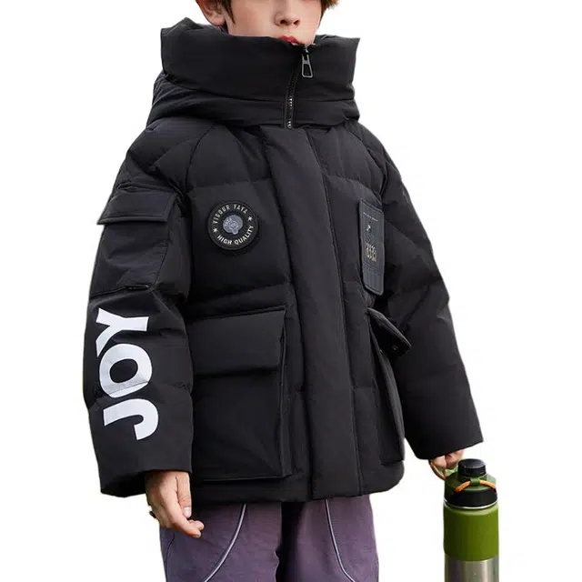 鸭鸭羽绒服 云朵系列 时尚百搭保暖短款 青少年