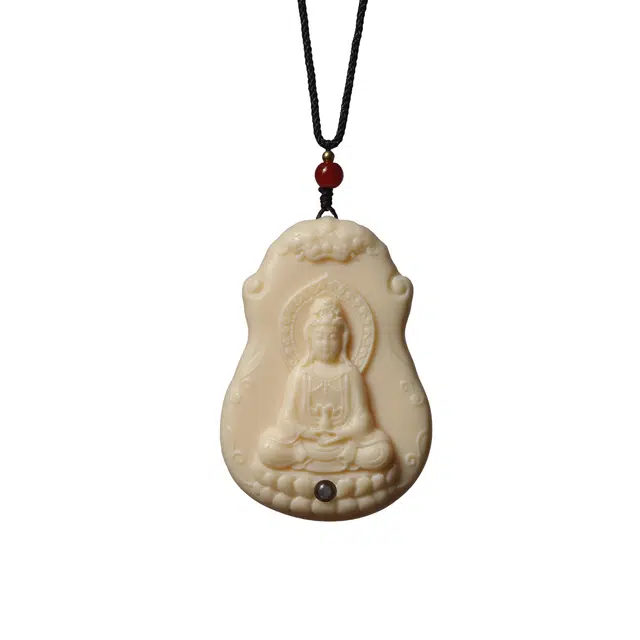 素于 国潮文玩精工雕刻工艺 轻奢高级感平安如意 诸事顺遂 招财纳福 考试考公上岸#好运 象牙果 项链 男女同款情侣款