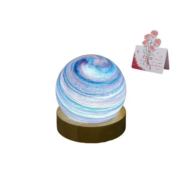 皮皮豆 浪漫系银河星空小夜灯 星河璀璨宇宙氛围灯 礼盒装 成品模型