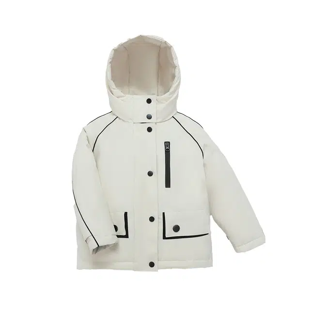 雅鹿 洋气舒适连帽柔软百搭羽绒服 青少年