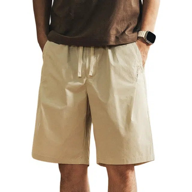 格蓝鹿 山系潮牌透气小香风宽松运动时尚百搭五分中裤高端美式复古高街休闲短裤 男女同款