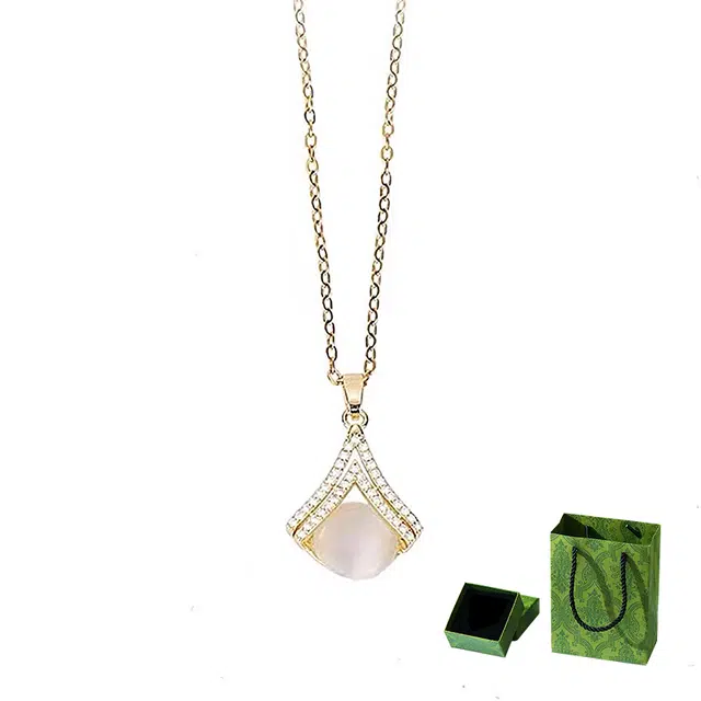 澜耀 轻奢小众设计感配饰 高级气质 钛钢 项链 男女同款情侣款