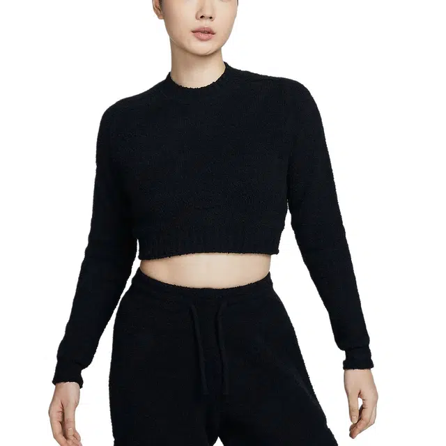 Nike Phoenix Cozy Bouclé Sweater Black