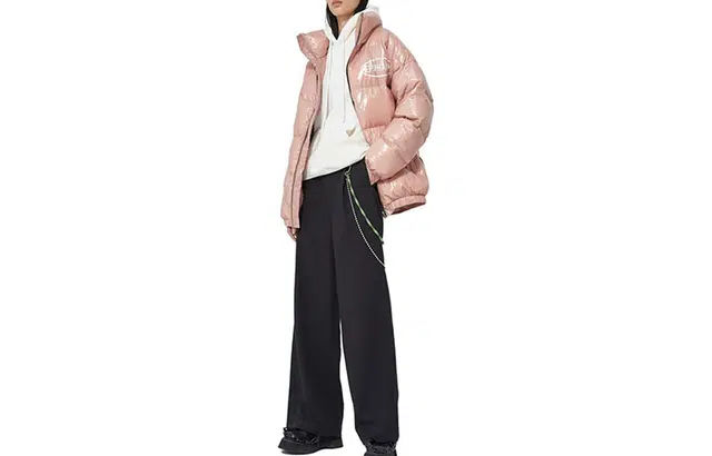 美特斯邦威 亮面防风保暖多彩羽绒服 男女同款