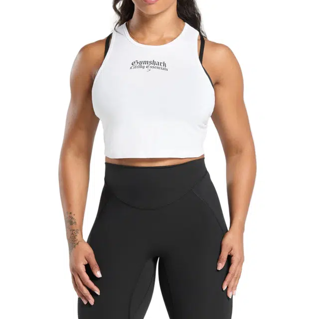 GYMSHARK Lifting Essentials Cropped Tank