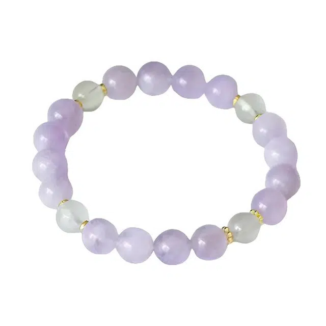 陌阡雪 紫气东来 紫定上岸 提升运势#好运天然 紫水晶 手串 女款