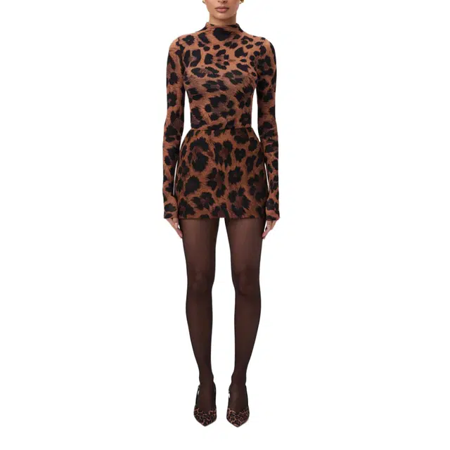 NAKED WARDROBE Suiting Mini Skirt