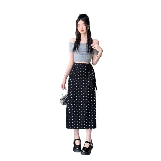 怪力萝莉 通勤时尚简约舒适休闲长裙 女款