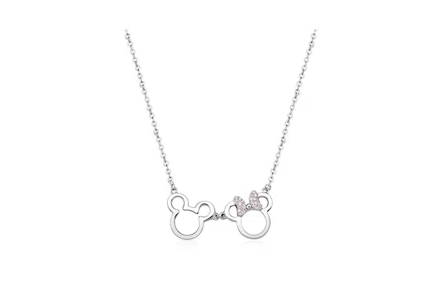 Disney Mickey Minnie Classic CP Necklace S925 Silver
