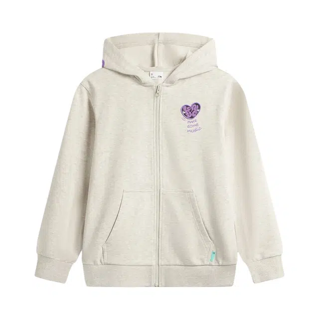 李宁儿童卫衣 运动生活系列 连帽宽松落肩长袖 儿童款