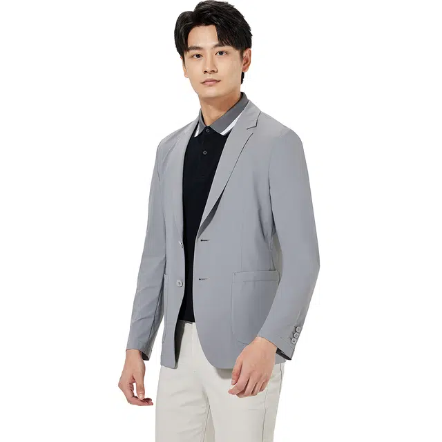 利郎 商务休闲纯色质感简约百搭防紫外线夏季防晒服 男款