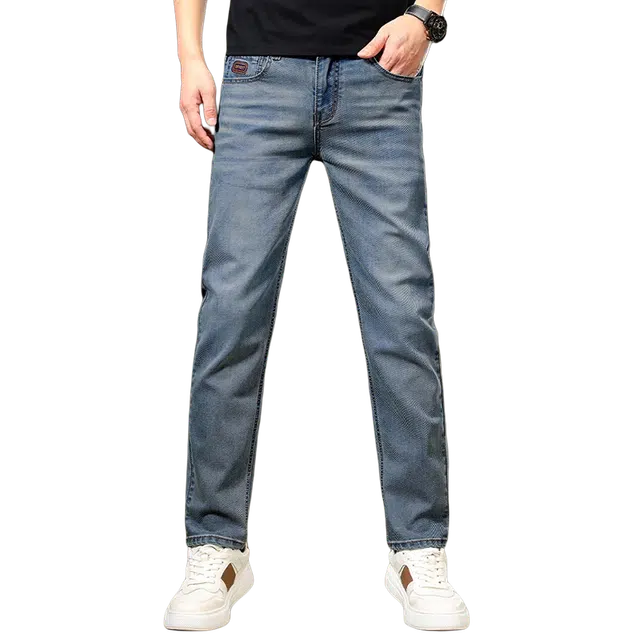 炳盛 直筒百搭简约舒适时尚牛仔裤 男女同款
