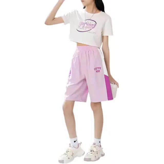 憨憨象 舒适亲肤透气休闲运动套装 大童