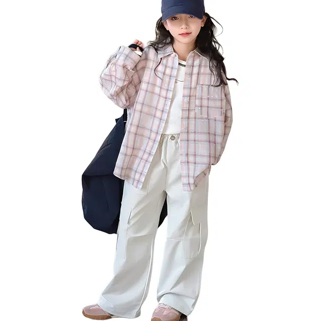 泰迪珍藏衬衫 时尚潮流洋气舒适百搭长袖 图片色 儿童款