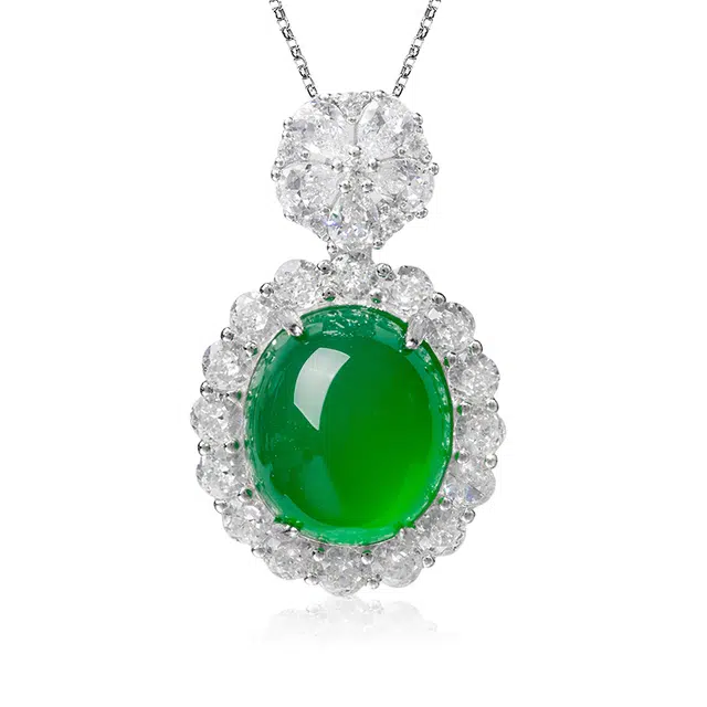 缘钰祥 新中式高级感气质百搭满色 玉髓 项链 男女同款情侣款