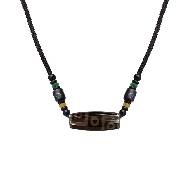 京华录 新中式精致古典简约禅意轻奢藏式天珠 古风旗袍招财纳福民族风国潮 高级感 本命年转运#好运 玛瑙 项链 男女同款情侣款