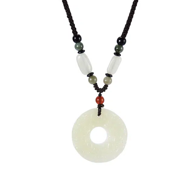 万娜 招财貔貅 新中式国潮冷淡复古气质高级感设计#好运 玉髓 项链 男款