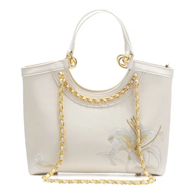 老人头 时尚潮流百搭 合成革 手提包 常规 女款 多色