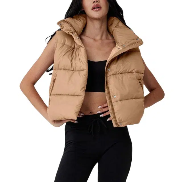 alo yoga GOLD RUSH PUFFER VEST