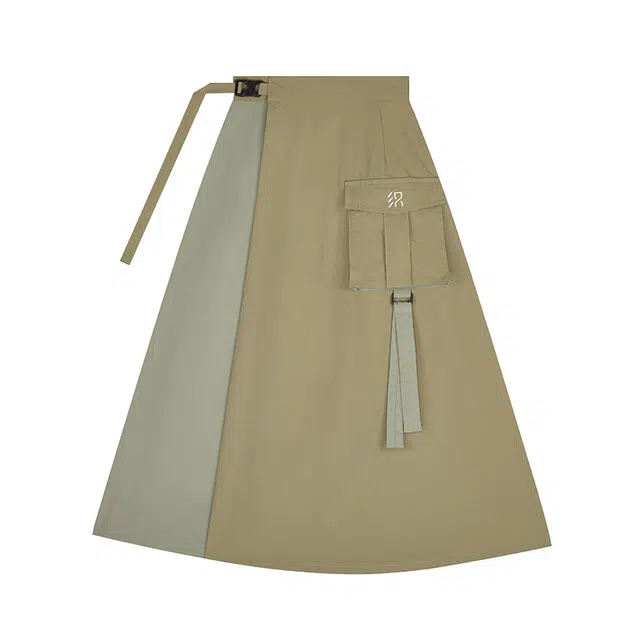 如归织造司原创新中式户外运动套装女夏季妆花上衣改良旋裙半身裙