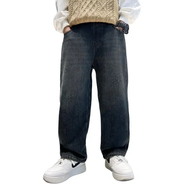 浪莎 柔软时尚舒适牛仔裤 青少年 灰色