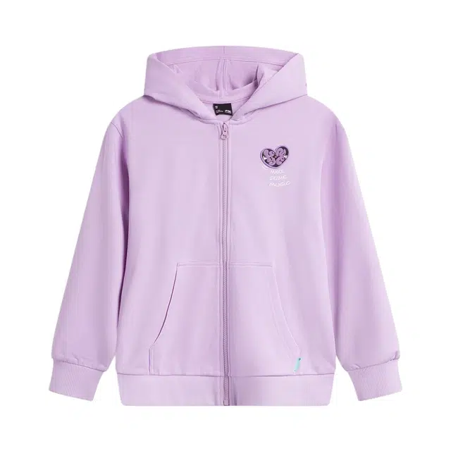 李宁儿童卫衣 运动生活系列 宽松连帽落肩长袖 儿童款