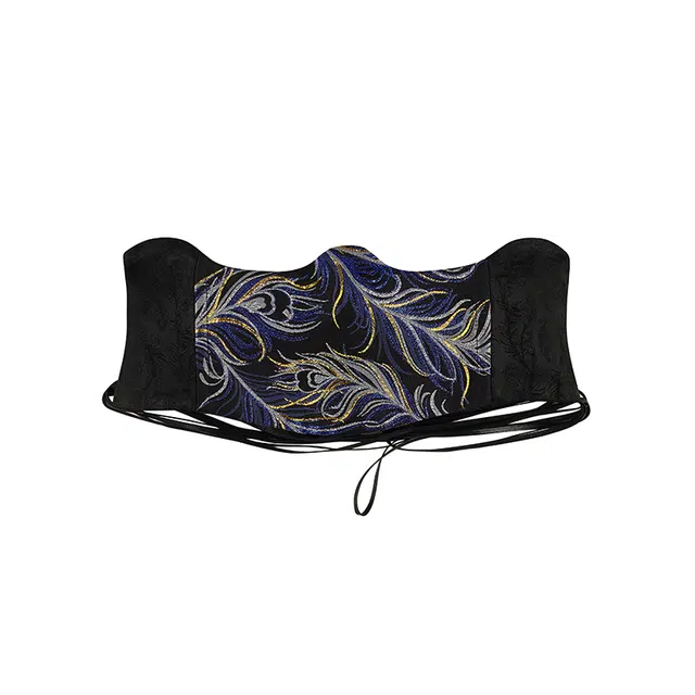 孔雀翎织造司原创明制汉服国风立领上衣新中式腰封织金马面裙套装