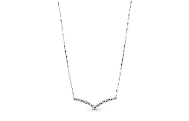 Pandora Wish Sparkle Smile Pendant Necklace