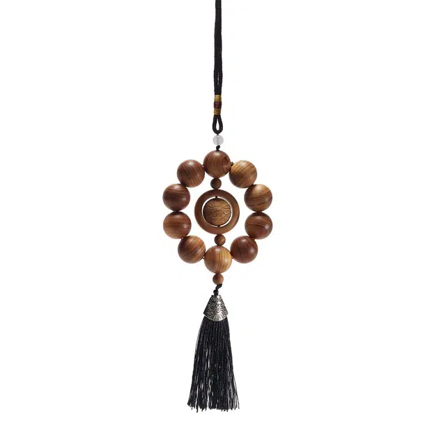 鶄鲤 新中式创意#好运 崖柏 挂件 男女同款情侣款