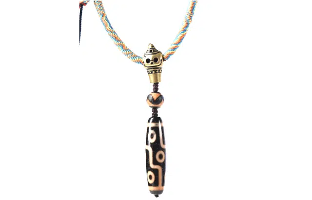 喃呢 招财转运藏式九眼天 新中式国风国潮 好运吉祥 玛瑙 玉石项链 男女同款情侣款