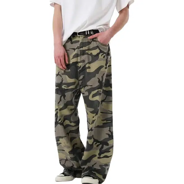 IJRJ Vintage Cargo Pants Camouflage